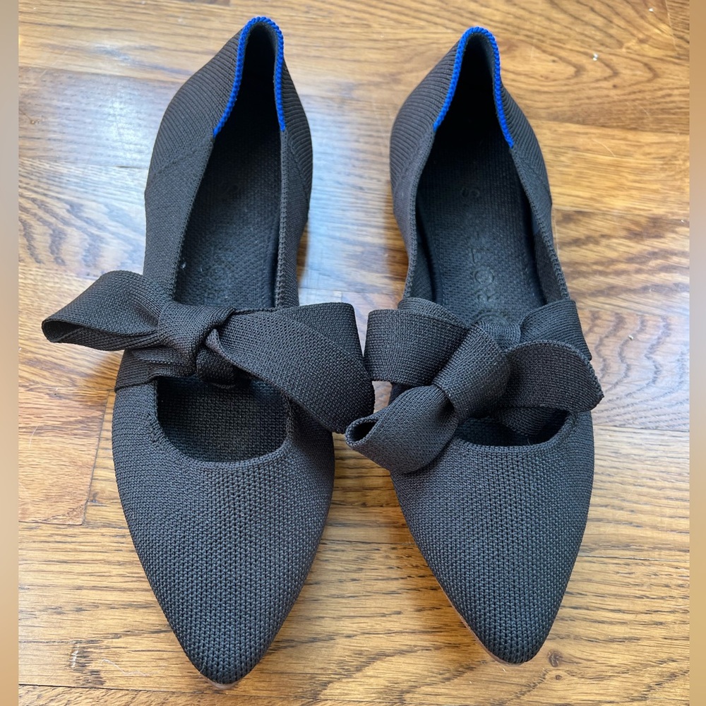 Rothy’s Bow Flats - Black - Size 8